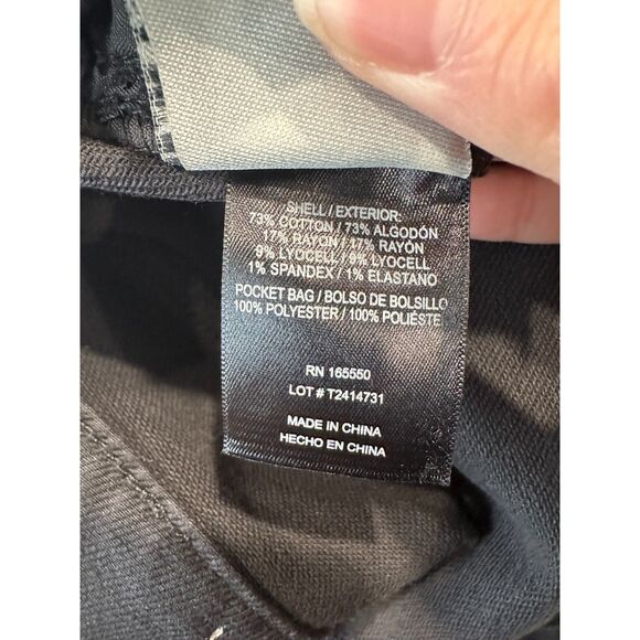 NWT 32 Degrees Sweatpants Straight Leg Jeans Black Size 16 - Picture 8 of 9